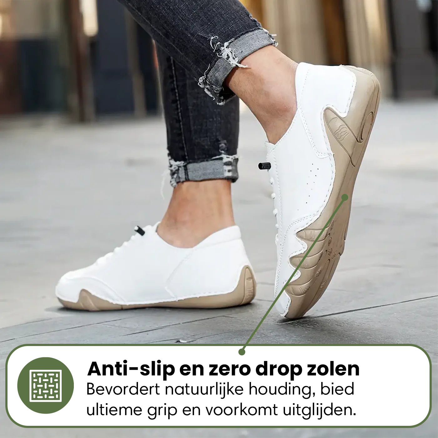Elegance | Gezonde Voethouding & Anti-Slip Dagelijkse Unisex Barefoot Schoenen (1+1)