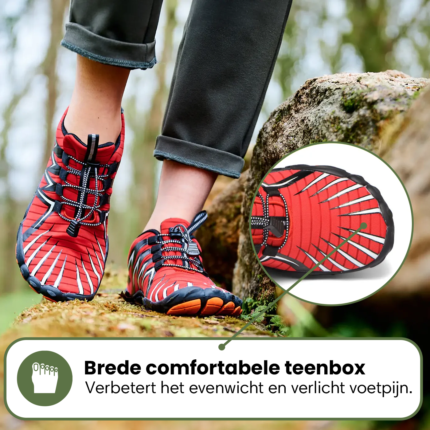 Explore | Overgangs Barefoot Schoenen - Pijn verlichtend en spierversterkend (1+1)