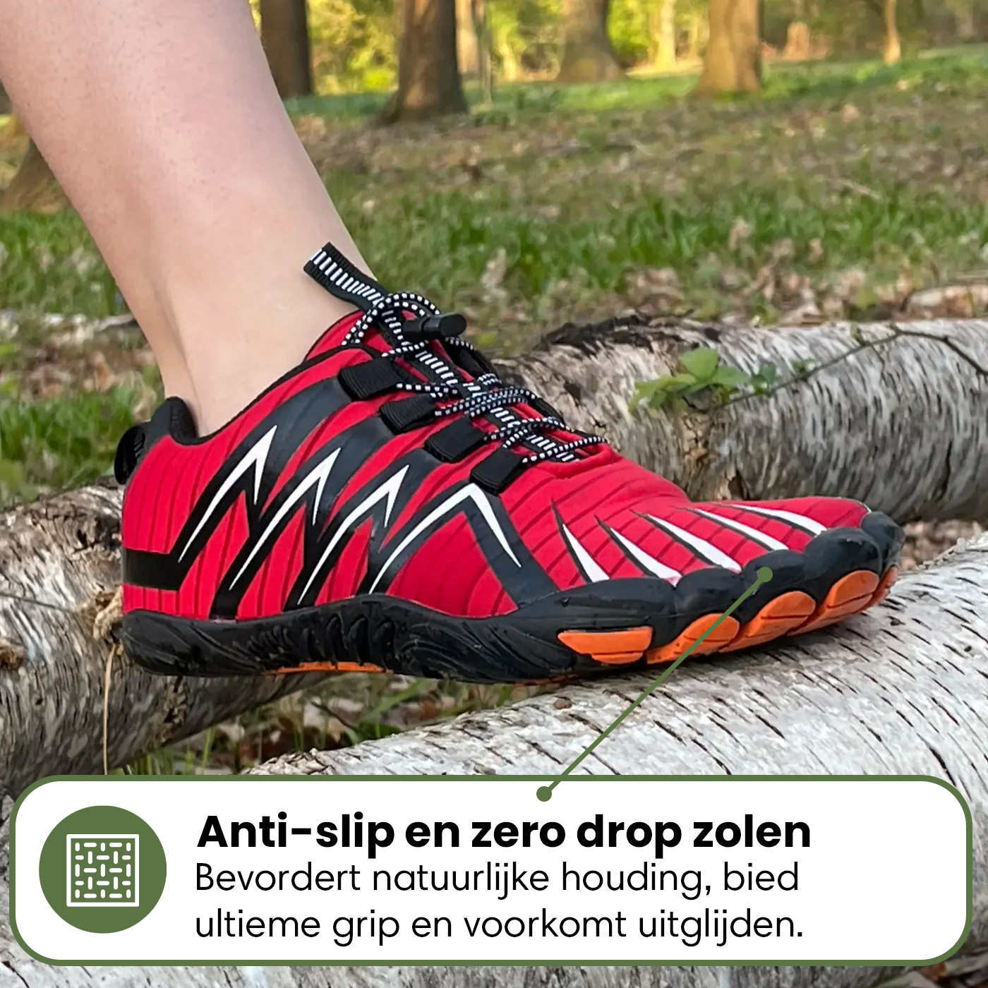 Explore | Overgangs Barefoot Schoenen - Pijn verlichtend en spierversterkend (1+1)
