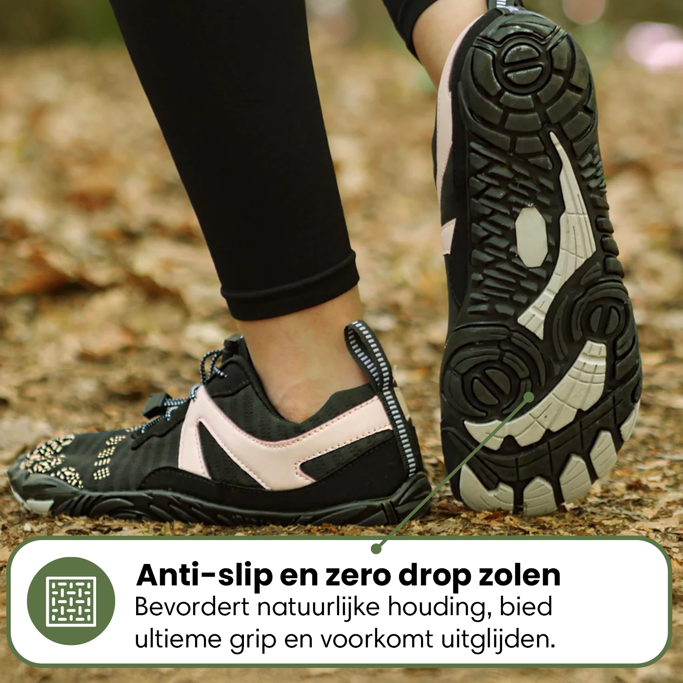 Flow | Overgangs Barefoot Schoenen - Pijn verlichtend en spierversterkend (1+1)