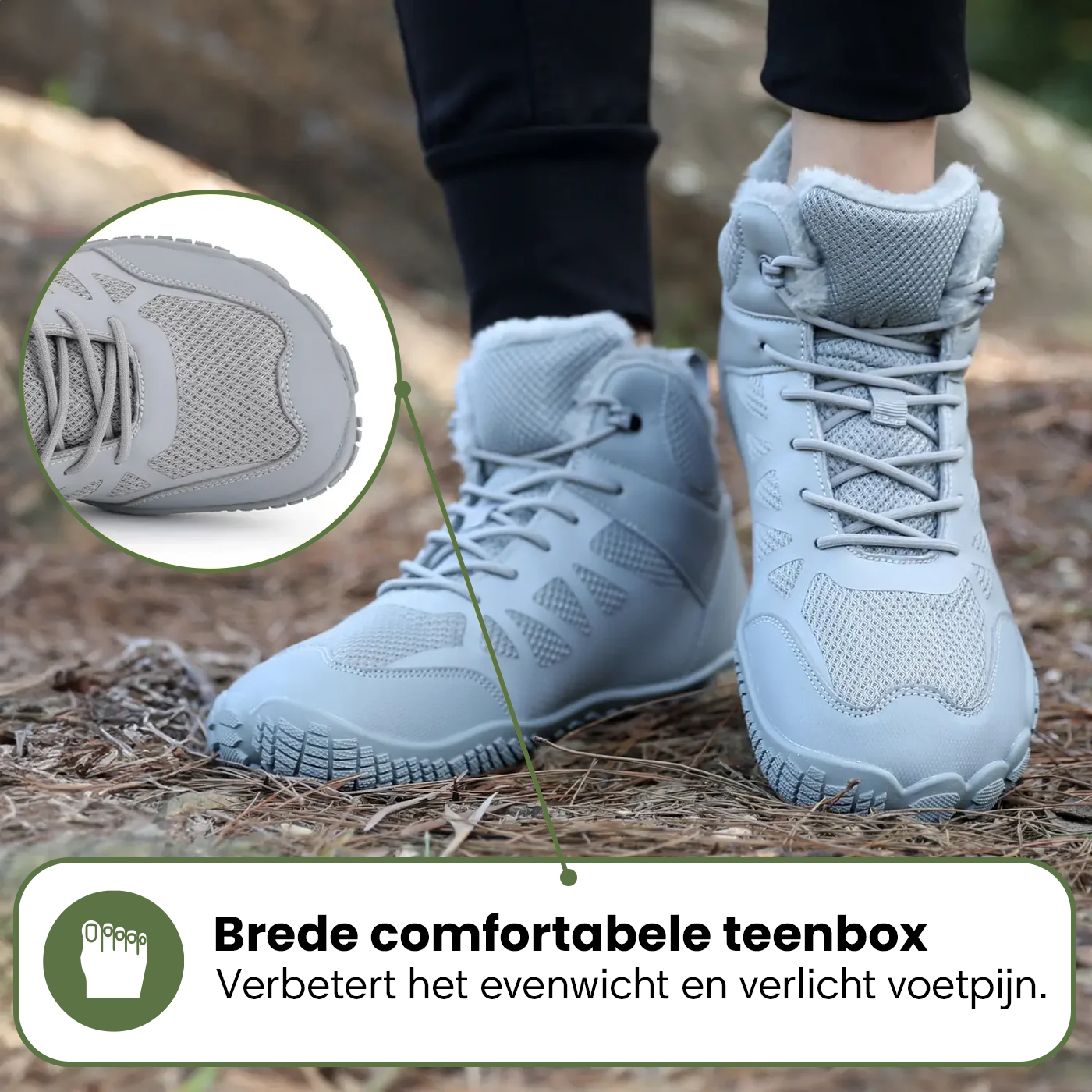 Frost Pro | Gezonde Voethouding & Waterafstotende Winter Barefoot Schoenen (1+1)