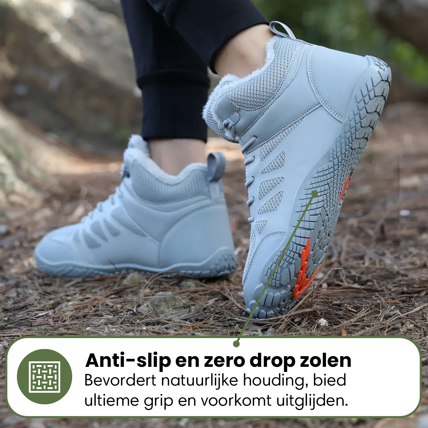 Frost Pro | Gezonde Voethouding & Waterafstotende Winter Barefoot Schoenen (1+1)