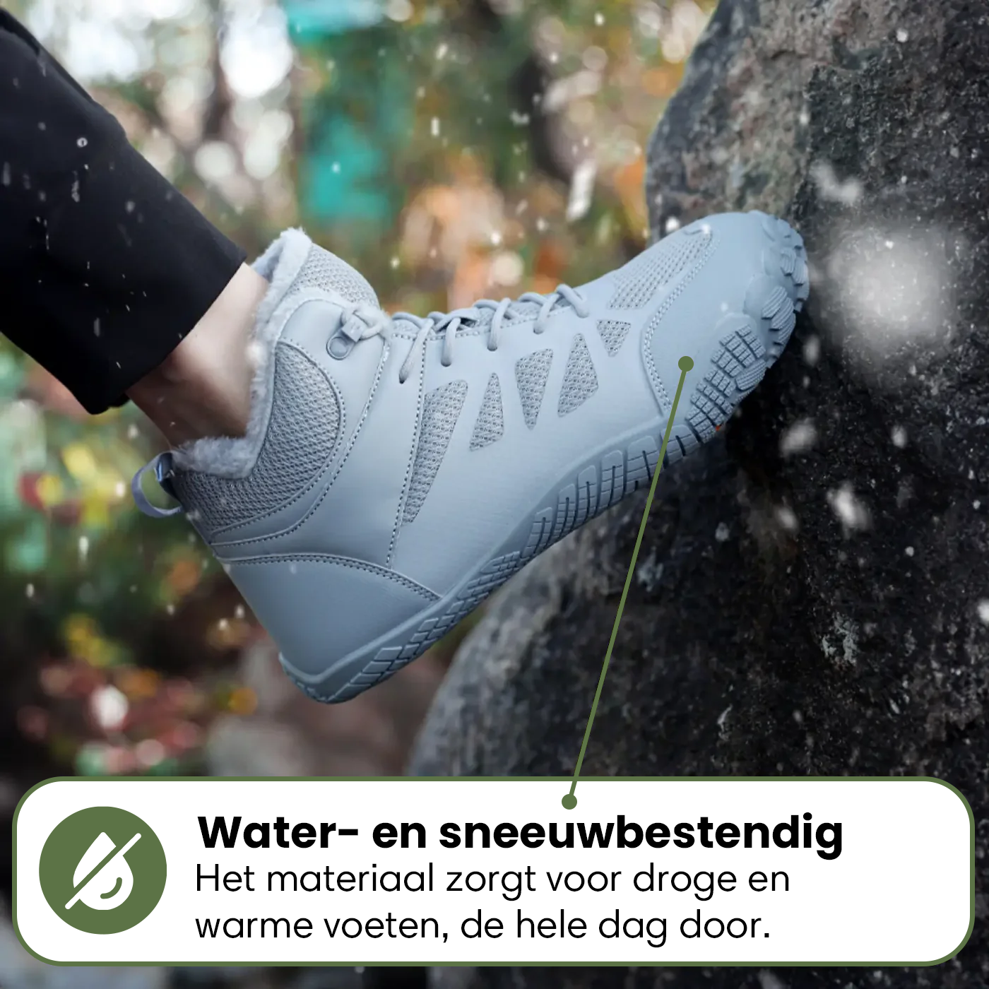 Frost Pro | Gezonde Voethouding & Waterafstotende Winter Barefoot Schoenen (1+1)
