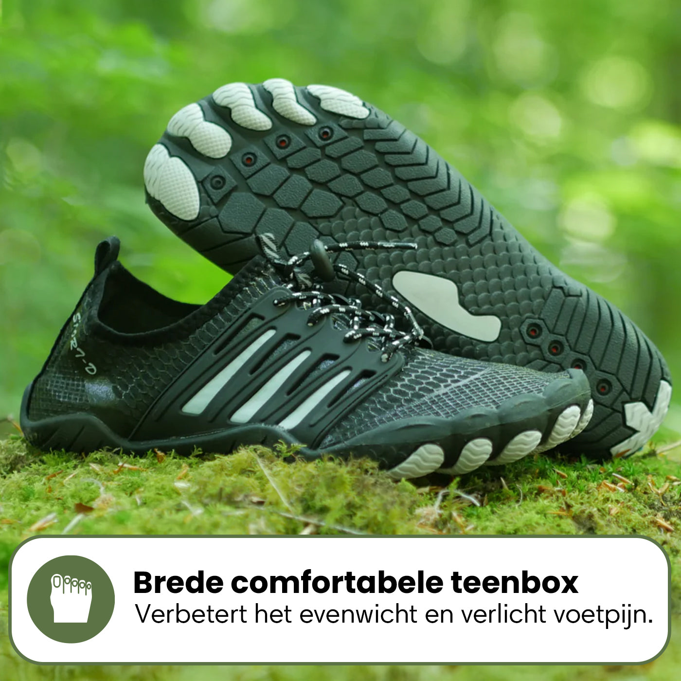 Max | Gezonde Voethouding & Anti-Slip Dagelijkse Unisex Barefoot Schoenen