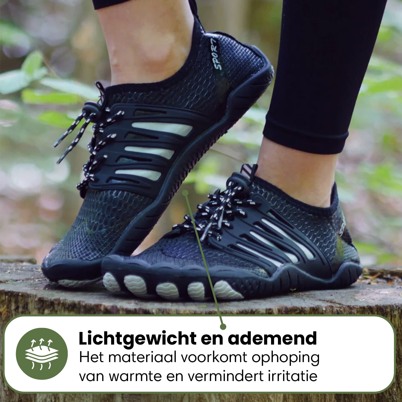 Max | Gezonde Voethouding & Anti-Slip Dagelijkse Unisex Barefoot Schoenen