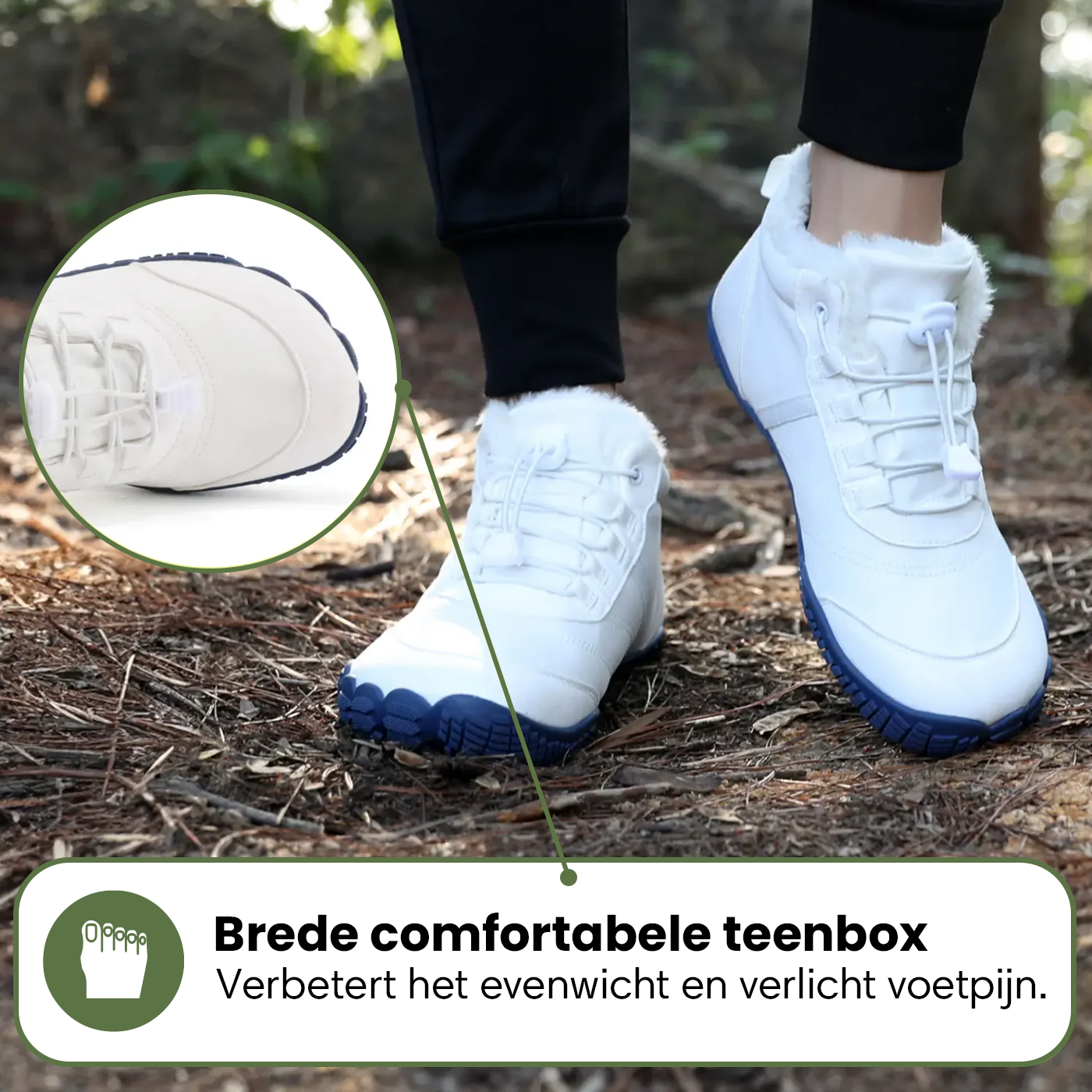 Thermo | Gezonde Voethouding & Waterafstotende Winter Barefoot Schoenen (1+1)