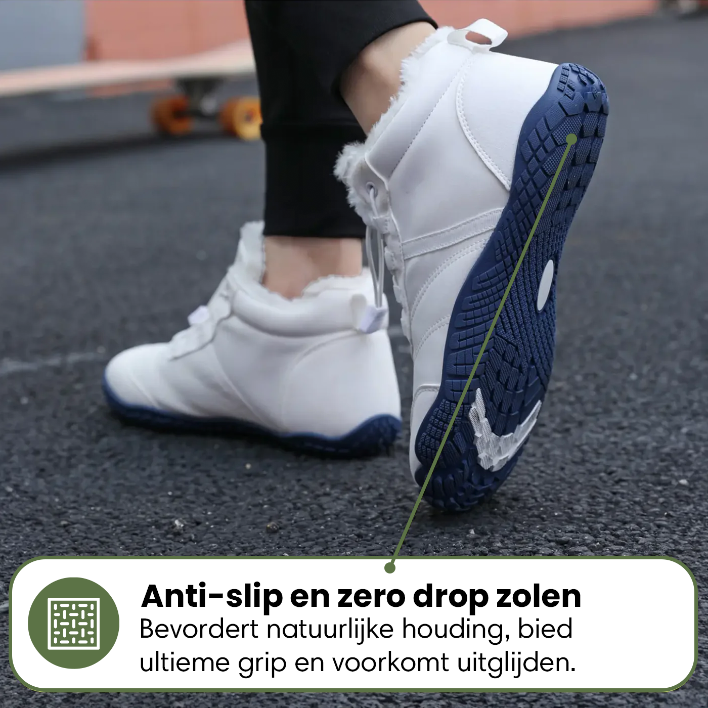 Thermo | Gezonde Voethouding & Waterafstotende Winter Barefoot Schoenen (1+1)