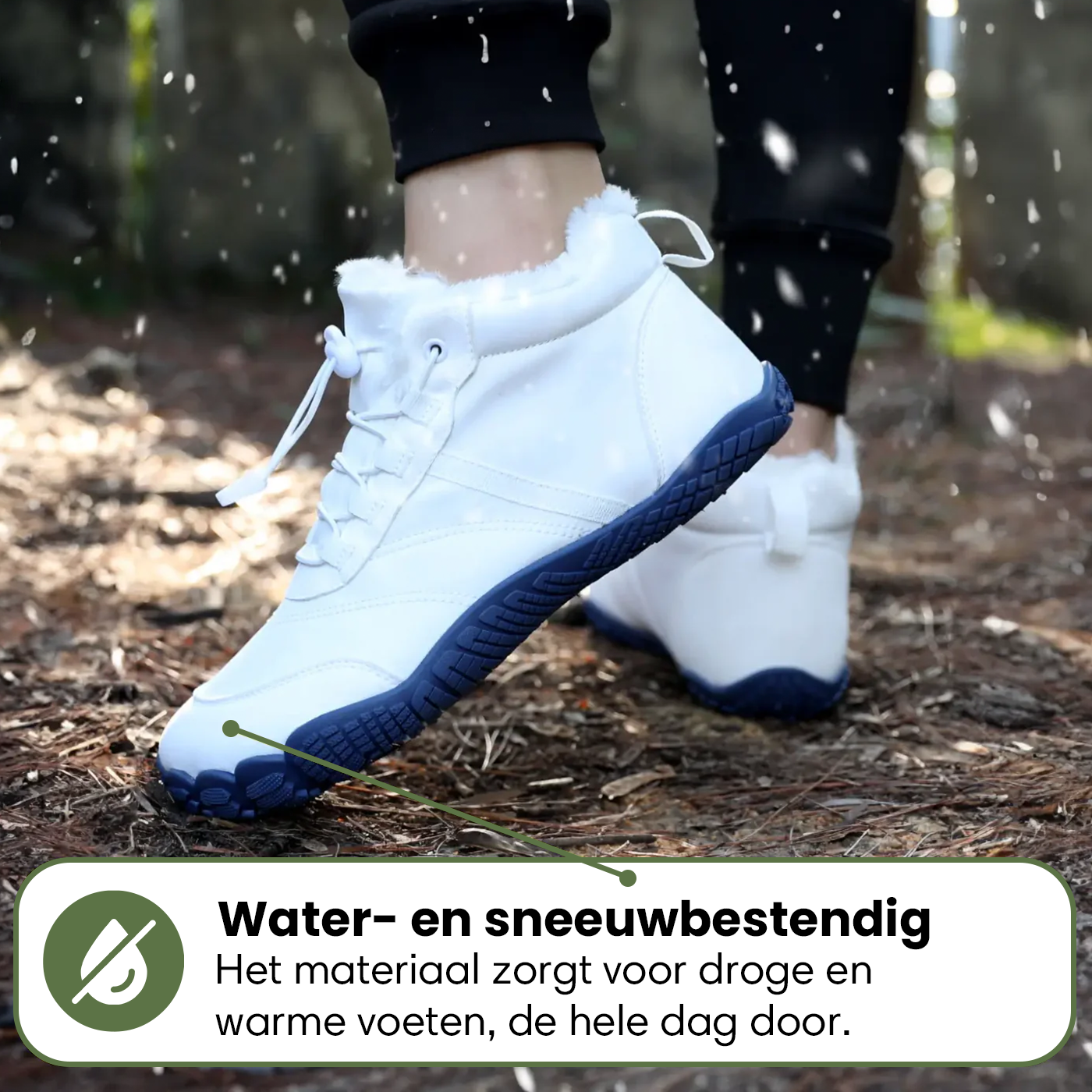 Thermo | Gezonde Voethouding & Waterafstotende Winter Barefoot Schoenen (1+1)