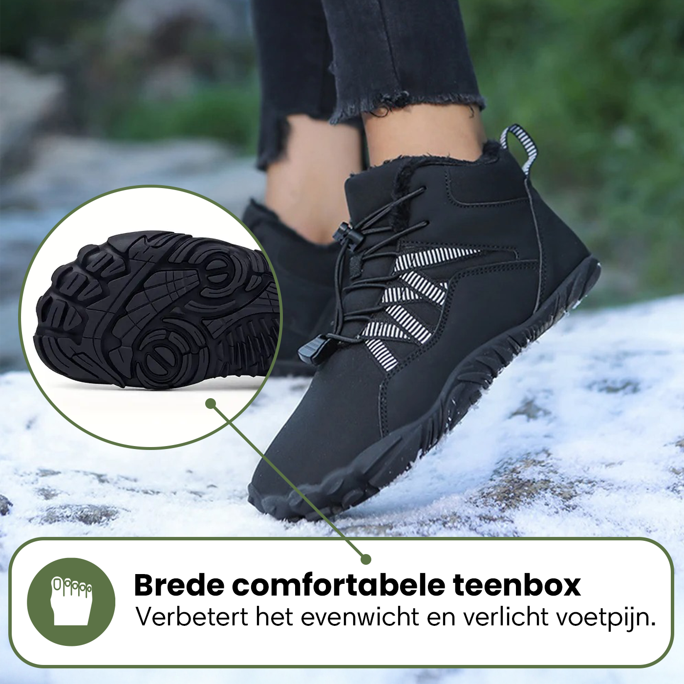 Arctic | Gezonde Voethouding & Waterafstotende Winter Barefoot Schoenen (1+1)