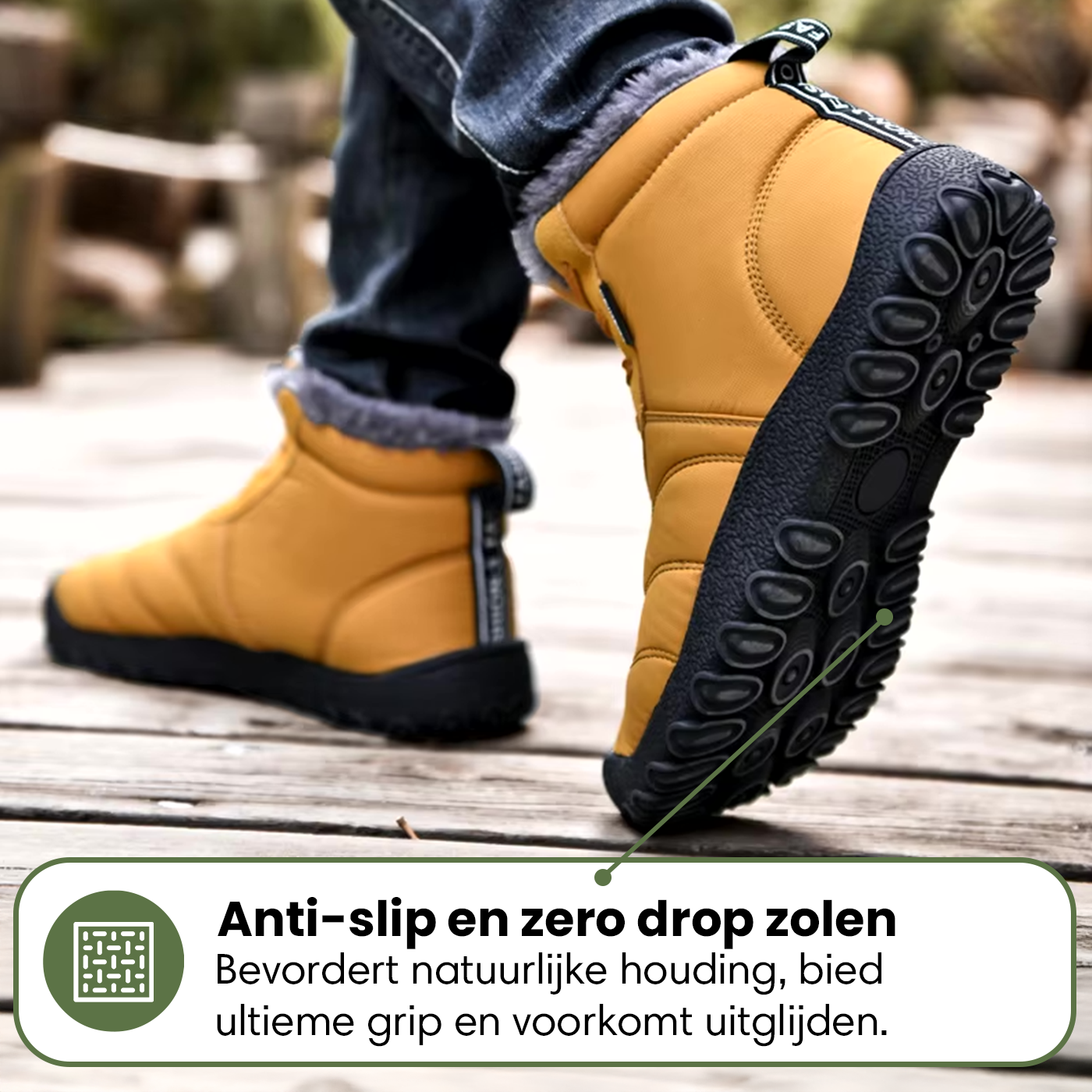 Frost | Gezonde Voethouding & Waterafstotende Winter Barefoot Schoenen (1+1)