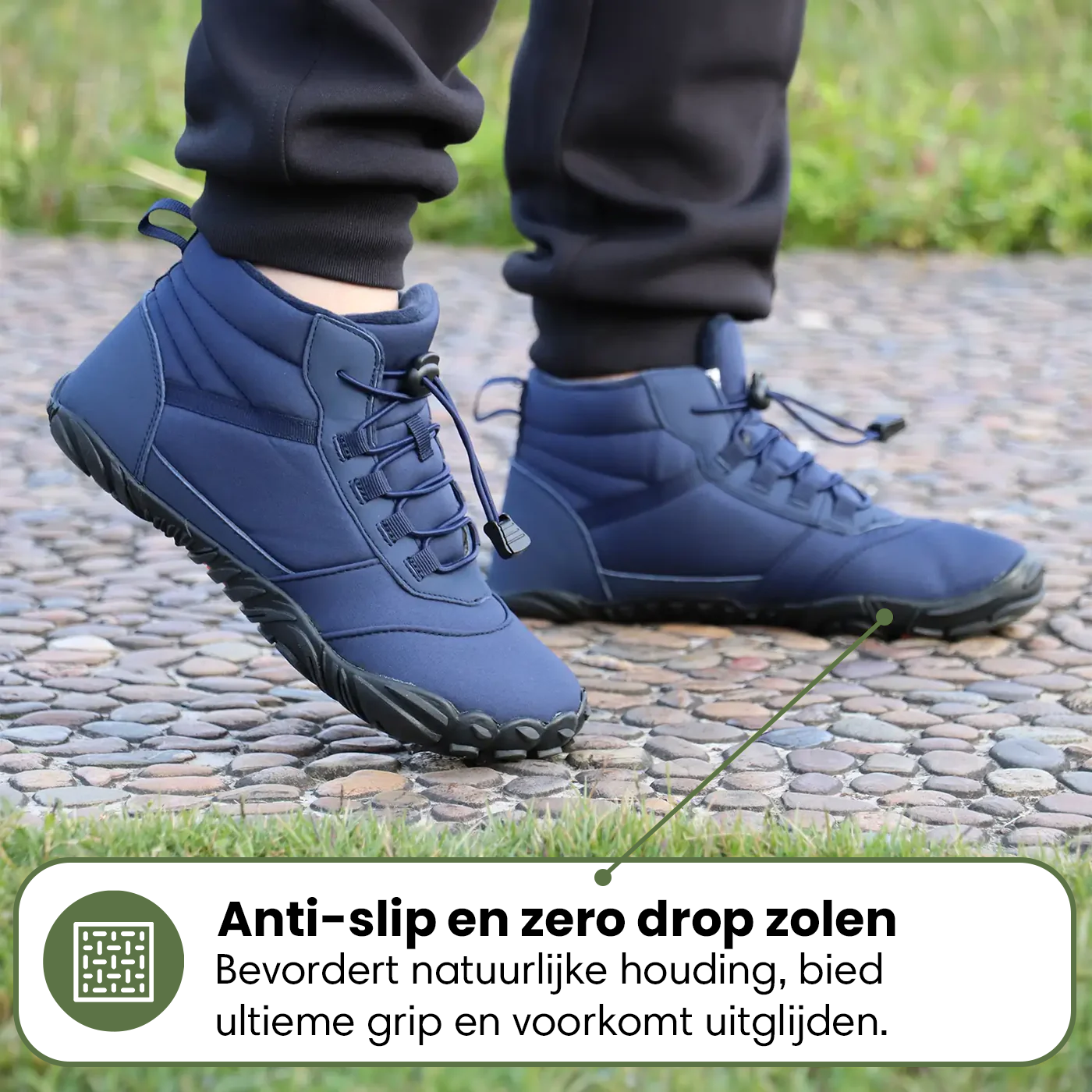 Polar | Gezonde Voethouding & Waterafstotende Winter Barefoot Schoenen (1+1)