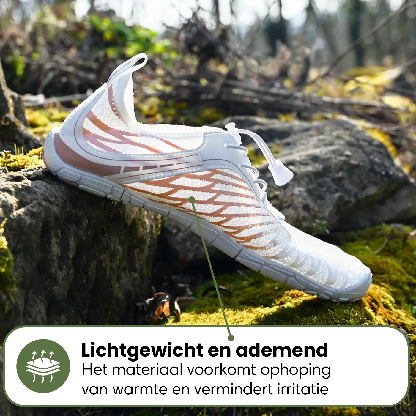 Vital | Gezonde Voethouding & Anti-Slip Dagelijkse Unisex Barefoot Schoenen (1+1)