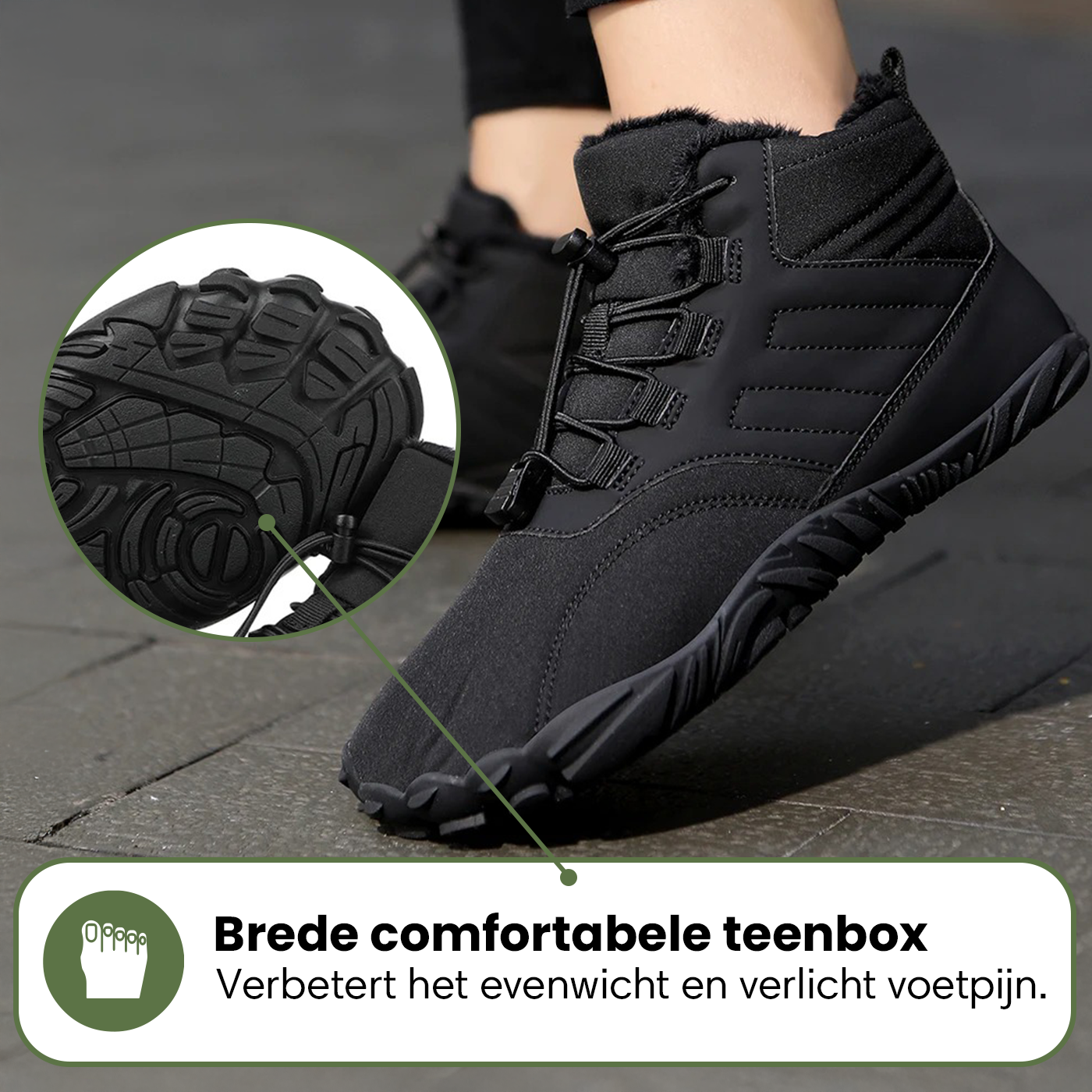 Winter | Gezonde Voethouding & Waterafstotende Winter Barefoot Schoenen