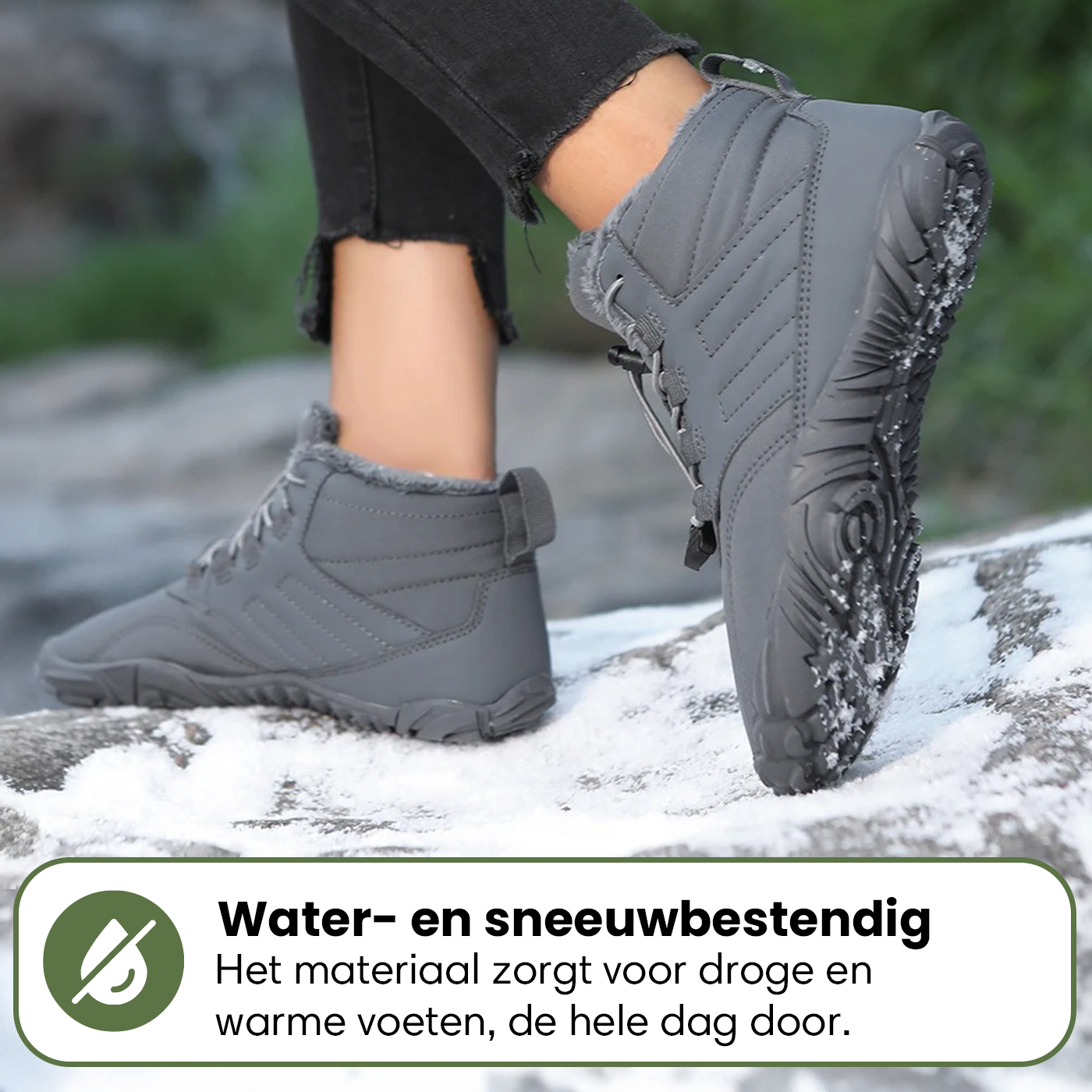 Winter | Gezonde Voethouding & Waterafstotende Winter Barefoot Schoenen